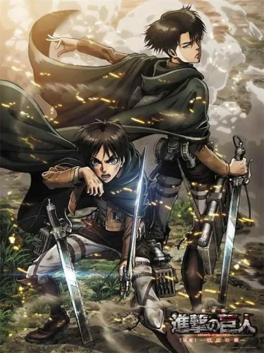 Attack on Titan Final Season Poster – Aesthetic Manga Canvas Wall Art