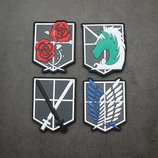 Attack on Titan Embroidery Patch Set